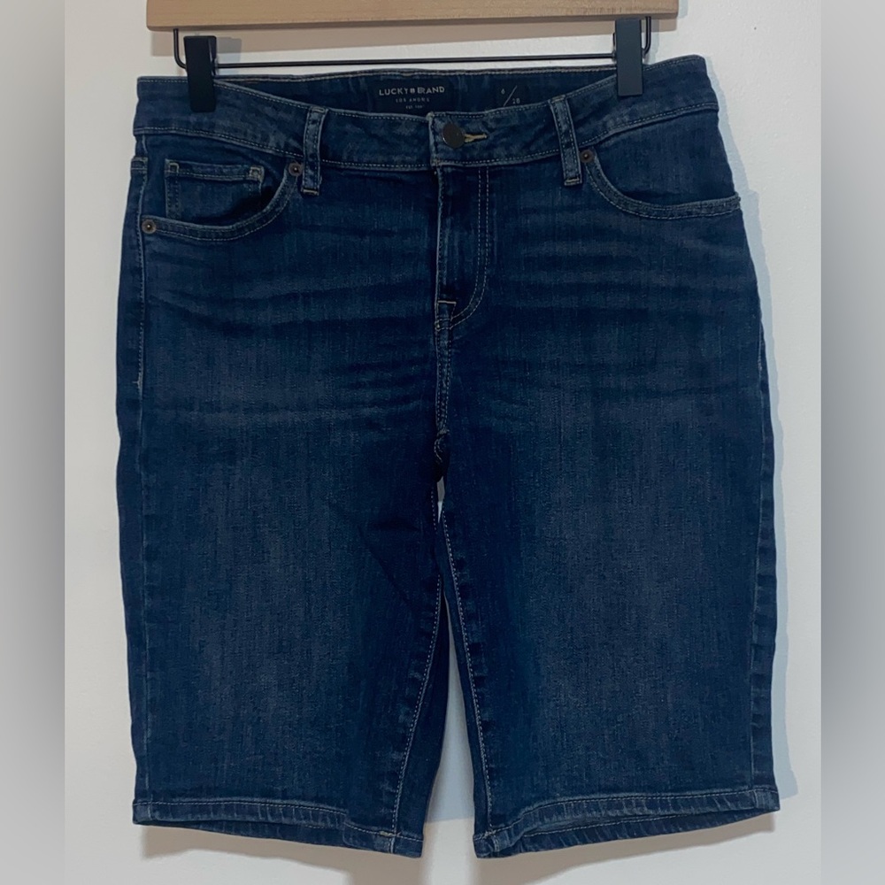 Lucky Brand Blue Bermuda Shorts Classic Style